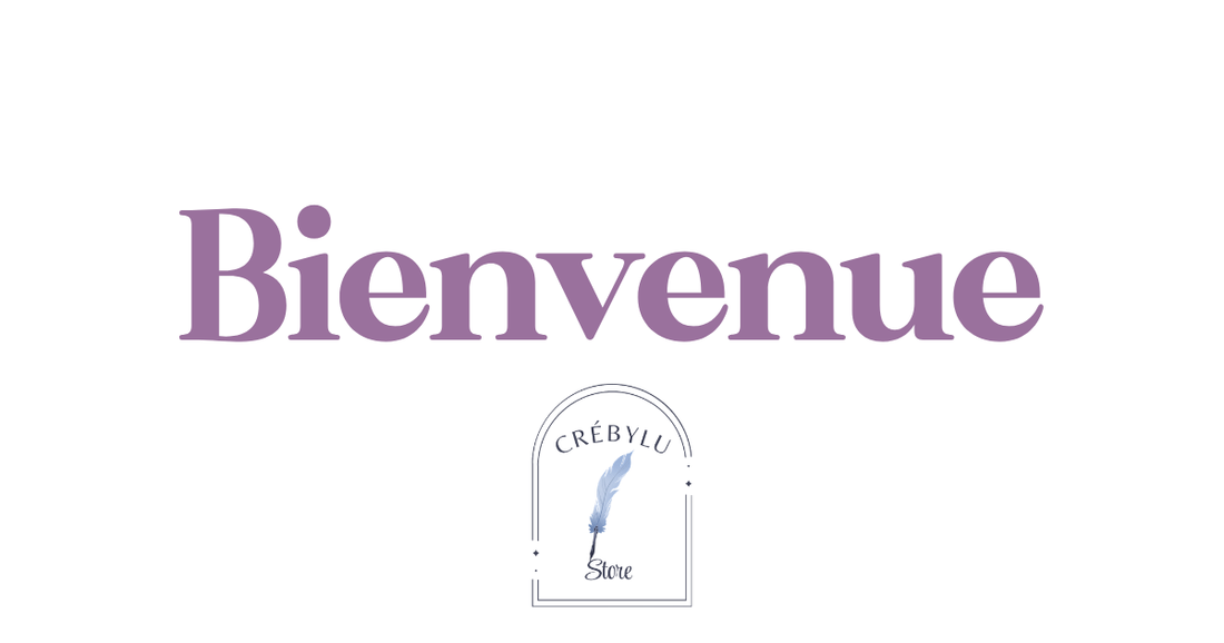 Bienvenue dans l'atelier Crébylu, pour de la papeterie qui vous correspond 💌