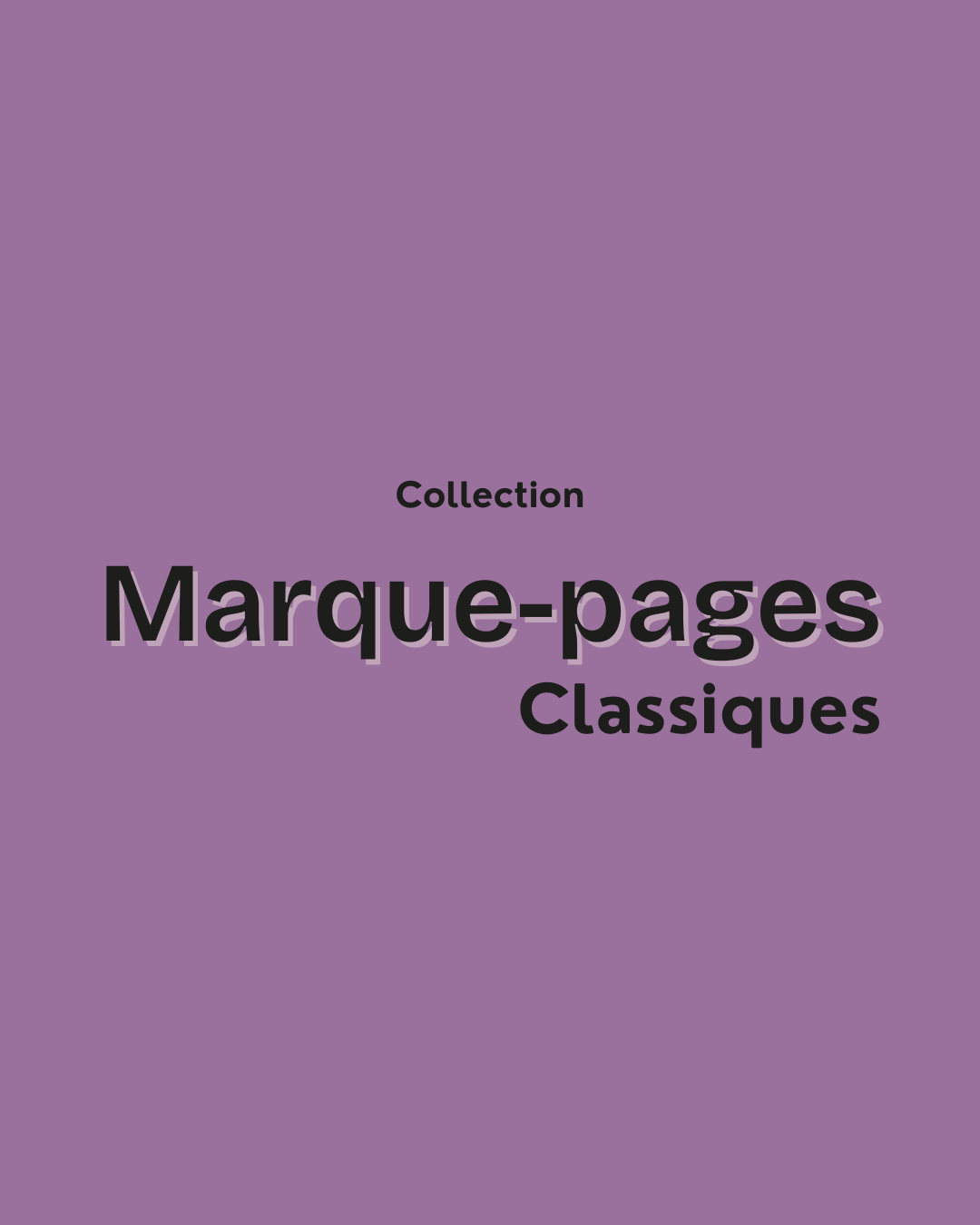 Marque-pages classiques artisanaux | CrébyluStore — Papeterie handmade