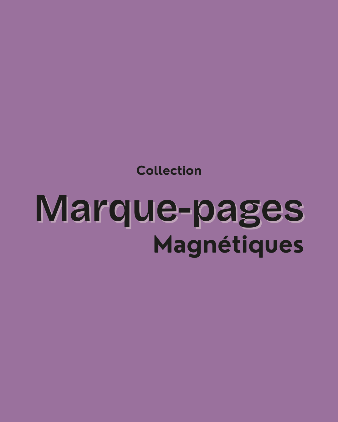 Marque-pages magnétiques artisanaux | CrébyluStore — Handmade Alsace