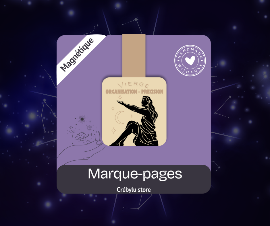 Vierge - Marque-pages magnétique astrologie