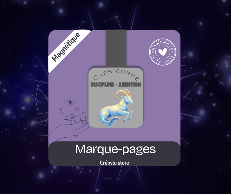 Capricorne - Marque-pages magnétique astrologie