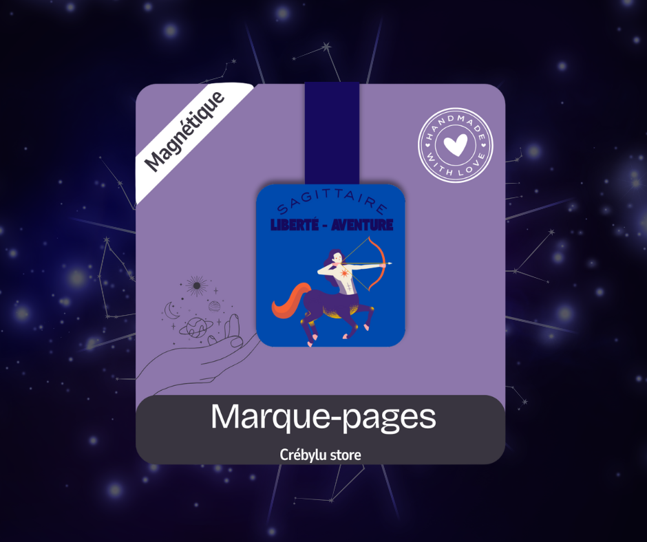 Sagittaire - Marque-pages magnétique astrologie