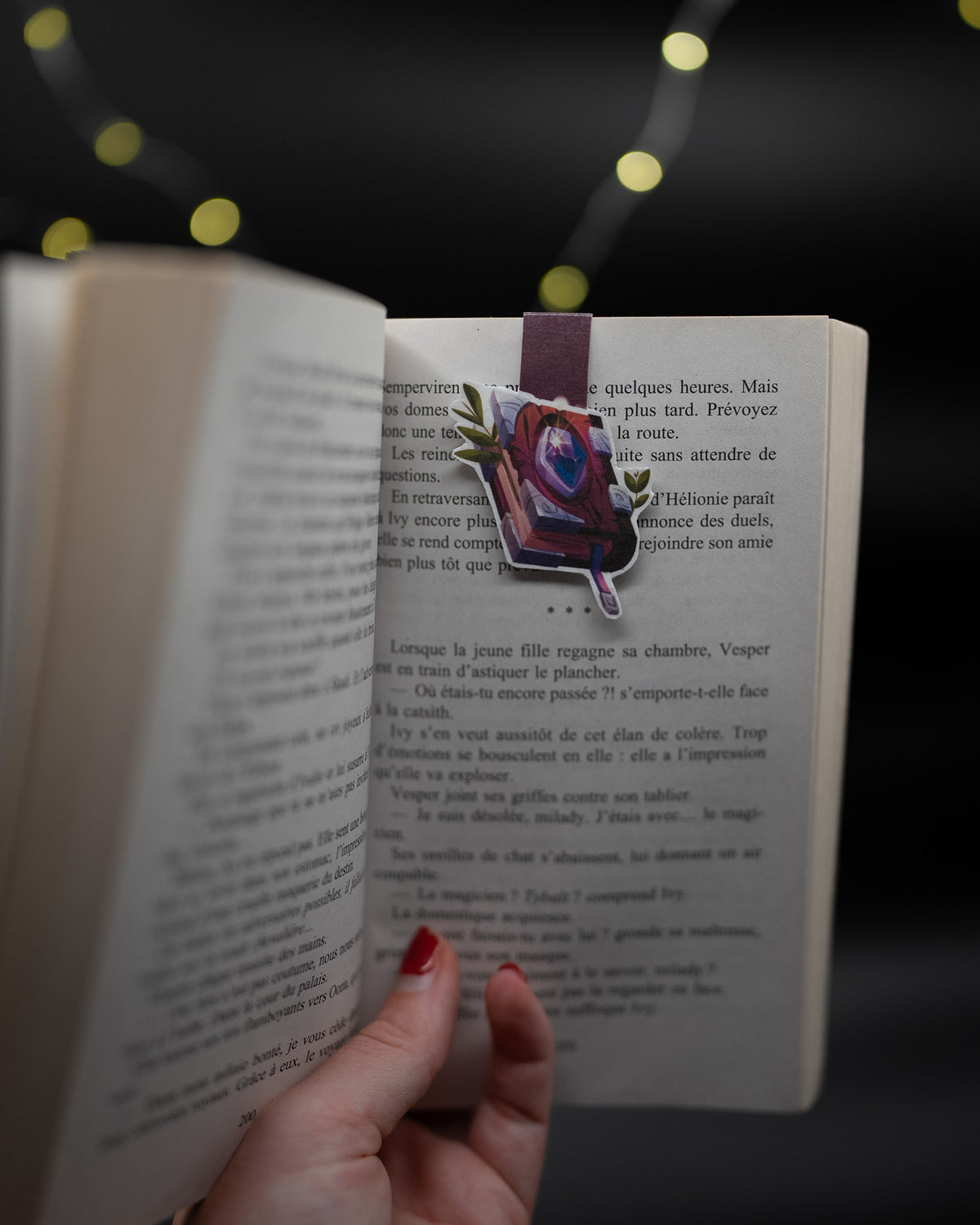 Marque-page magnétique Grimoire Enchanté