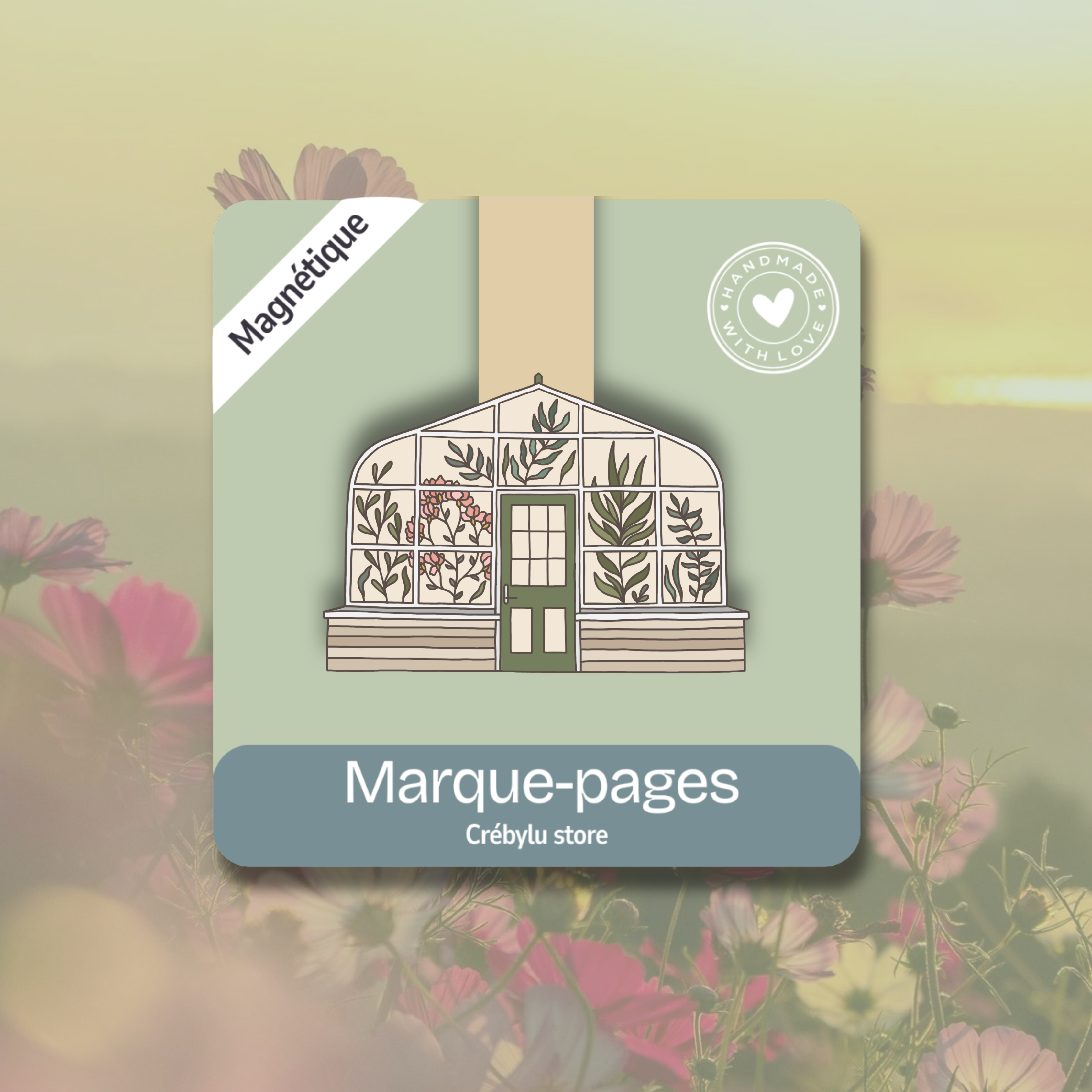 Botanical Home — Marque-page Magnétique Serre Botanique