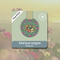 Garden of Pages — Marque-page Magnétique Fleurs & Livres