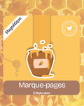 Marque-page magnétique Honey Pot — pot de miel abeilles Collection Honey Garden CrébyluStore