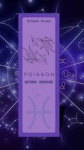Poisson - Marque-pages classique astrologie