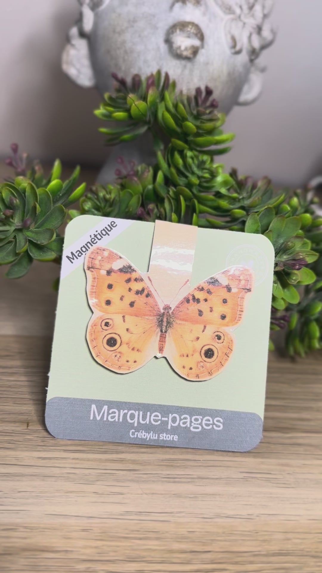 Gentle Metamorphosis — Marque-page Magnétique Papillon